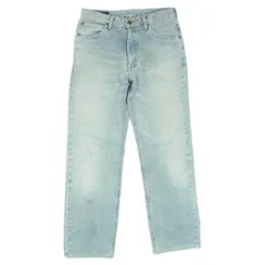 Lee リー 1013 US RIDERS サイド黒タグ ストレートデニム インディゴブルー系 ライトブルー系 30X33【中古】