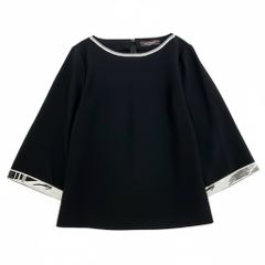 20a14 LEONARD FASHION レオナール 7分袖カットソー トップス カンカン