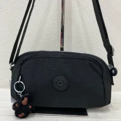 8216　KIPLING キプリング　ショルダーバッグ　チャーム付き　モンキー　ゴリラ　ブラック　黒　無地　レディース　軽量　小さめ　ミニ　シンプル　カジュアルのサムネイル