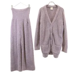 gelato pique ジェラートピケ 長袖 ルームウェア 上下 セットアップ F パープル系 ふわもこ レディース 古着