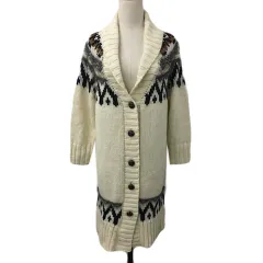 チャオパニック ティピー CIAOPANIC TYPY カーディガン ニット ロング ショールカラー ノルディック ラメ 長袖 ONE 白 黒 ホワイト ブラック