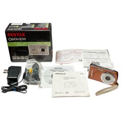 【管2601-99】動作未確認☆PENTAX ペンタックス Optio M40 コンパクトデジタルカメラ ブロンズ ブラウン系 800万画素 3倍ズーム カメラ 本体 付属品ありコンデジ  現状渡し