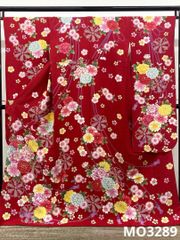 振袖 刺繍 金駒 紋意匠 身丈166cm パールトーン加工済 MO3637 - メルカリ