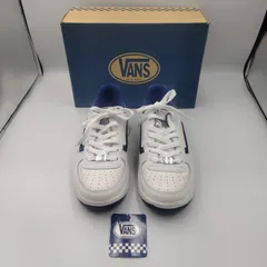 【TAKA62-66】◇ VANS バンズ ｢SMASH スマッシュ スニーカー V4100 ｣ レディース US6.5 ホワイト/ネイビー(EL)