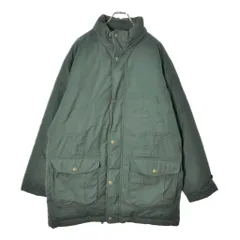 90年代 LANDS' END ランズエンド ダウンジャケット グリーン(メンズ L)中古 古着 X1223