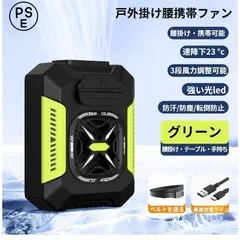 【新品未使用】４WAY腰掛けファン 冷風機 4WAY扇風機 5000mAh 携帯扇風機 ベルトファン 【ライト+モバイルバッテリー機能】3段階風量調節 