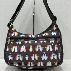 8240　LeSportsac レスポートサック　ショルダーバッグ　クラシックホーボー　ブラウン　ペンギン　Penguin　レディース　軽量　カジュアル　シンプル