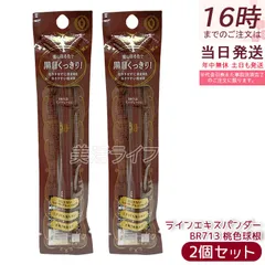 【2個セット】マジョリカ マジョルカ ラインエキスパンダー BR713 桃色球根 0.5mL リキッドアイライナー 極細筆 濃密発色 ウォータープルーフ 12時間持続 お湯オフ 国内正規品 送料無料のサムネイル
