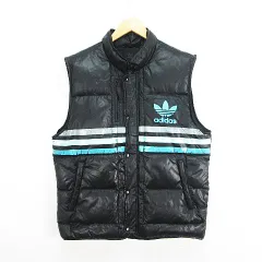 新品タグ付きAdidas黒のノースリーブダウンキルティングベスト 2026年最新】adidas ダウンベスト・キルティングベストの人気アイテム