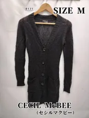 8171　CECIL McBEE（セシルマクビー）　ロングニットカーディガン　M
