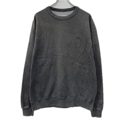Champion ロゴスウェット トレーナー L グレー チャンピオン プルオーバー ワンポイント刺繍 無地スウェット スウェット 秋物 a801-5603