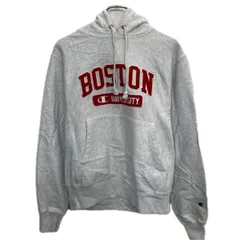 Champion REVERSE WEAVE ロゴスウェット パーカー S ライトグレー チャンピオン リバースウィーブ 裏起毛 トップス 秋冬物 a801-5608