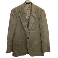 70s～ USA製 CHAPS Ralph Lauren テーラードジャケット XL～ カーキ チャップス ラルフローレン ボタン アウター 秋冬物 a801-5650