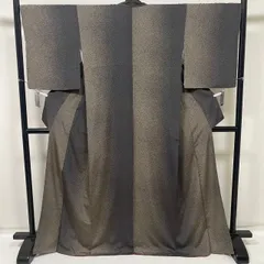 K−201◆トールサイズ ◆正絹◆袷小紋　片寄せ散らし模様