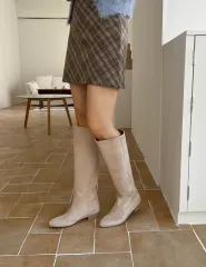 新品 スウェード ロングブーツ 250サイズ 販売