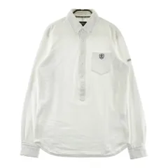 サイズ：4 PEARLY GATES パーリーゲイツ  長袖ポロシャツ ボタンダウン  ホワイト系 [240101595021] ゴルフウェア メンズ ストスト