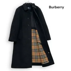 R2644 / Burberry LOMDON バーバリー ロンドン ノバチェック ウール ロング コート 大きいサイズ メンズ サイズ50