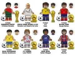 LEGO互換　8体セット　世界の名選手