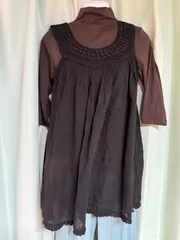 Safran ブラックノースリーブチュニック☆