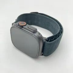 【中古】【○】2024/Apple Watch Ultra 2 (チタニウム)/ダークグリーンアルパインループ-L[6]