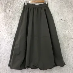 NANO universe ナノユニバース 「 WEB限定 」 バルーン スカート チャコール 縦M横S+サイズ 〇◇☆