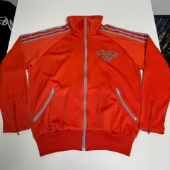 00s アディダス アディクラブ ファイヤーバード BIG プリンティング ジャージ ジップアップ