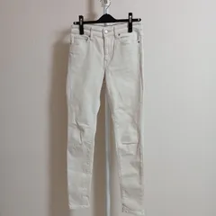 【UNIQLO ユニクロ】レディース　ウルトラストレッチ　スキニージーンズ　ホワイト　テーパード