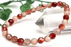 【１点物】AAA☆数量限定！聖石 アンデシン　5.5mm　64面カット ブレスレット パワーストーン 天然石 _U8667