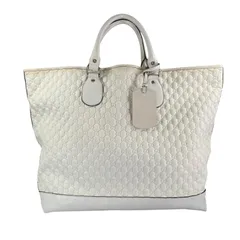 GUCCI グッチ ハンドバッグ GGスプリームキャンバス/レザー オフホワイト レディース【中古】【送料無料】