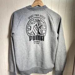 プーマ　PUMA ジップアップ　裏起毛　バックプリント　ジャケット　(160)     …e.s