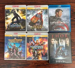 マーベル　映画　Blu-ray DVD　まとめ売り　6本
