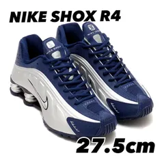 NIKE SHOX R4 ナイキ ウィメンズ ショックス R4 BLUE VOID/METALLIC SILVER-BLACK ar3565-400 27.5cm