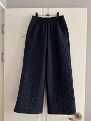 ネイビー キルティング ズボン (新品)