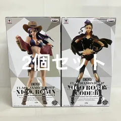未開封 ワンピース FLAG DIAMOND SHIP ニコロビン フィギュア 2個セット SF1291 c099