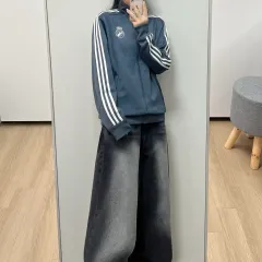 アディダス レアル・マドリード グレー トラックジャージ