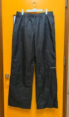 【H3-39】◇ Columbia　 Lサイズ　ナイロンパンツ　黒色