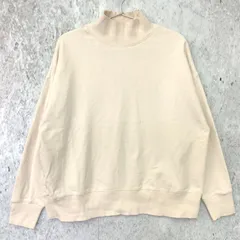 green label relaxing グリーンレーベルリラクシング ウラケ ハイネック プルオーバー カットソー スウェット ホワイト 〇◇☆