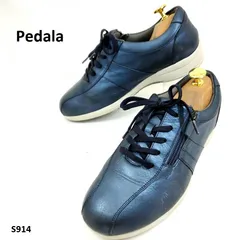 ペダラ　アシックスウォーキング　スニーカー　サイドジップ　レースアップ