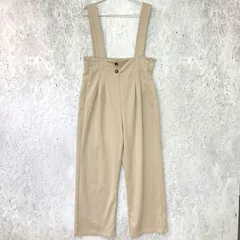 JUNOAH ジュノア タック サロペット グレージュ Lサイズ 〇◇☆