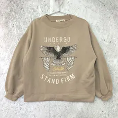 Cutie Blonde キューティーブロンド 裏起毛 トレーナー スウェット ベージュ Mサイズ 〇◇