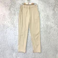 SENSE OF PLACE by URBAN RESEARCH センスオブプレイス ウラキモウ ストレッチ スリム テーパード パンツ アイボリー Lサイズ 〇◇