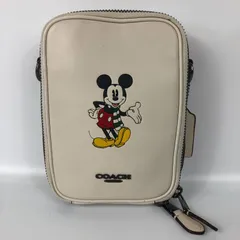 COACH×ディズニーコラボ スタントン ショルダーバッグ レザー