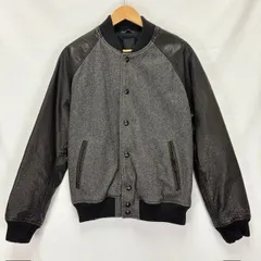 GAP BUFFALO LEATHER SLEEVE BASEBALL ジャケット サイズM 色落ち 08011404 07 ギャップ