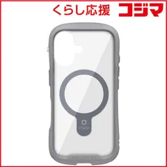 【 新品 未開封 】 HAMEE iPhone 16(6.1インチ) iFace Reflection MagSynq 強化ガラスクリアケース iFace グレー 41-980026 未使用 送料無料