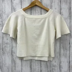 【 CECIL McBEE 】セシルマクビー ショート丈半袖ニット Mサイズ