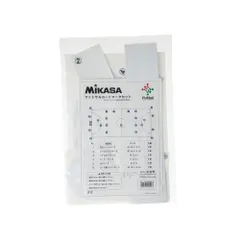 新品 ミカサ(MIKASA) フットサル 2020/21年版フットサル用マークセット AC-LTV-FSMSB-W ホワイト