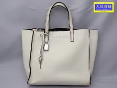 MARC JACOBS マークジェイコブス トートバッグ M0013268 アイボリー ストラップ無し 中古B 【送料無料】 A-9083【質屋出品】