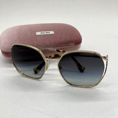 miu miu トータスシェル キャットアイサングラス SMU03V 55口20 - メルカリ