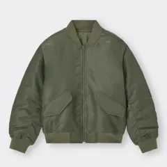 新品 GU MA-1 ブルゾン オリーブ カーキ ユニクロ