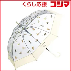 【 新品 未開封 】 ワールドパーティー 雨傘 長傘 ビニール傘 沖昌之×Wpc. プラスティックアンブレにゃん [レディース / 61cm ] オフ PT-OM05-001 未使用 送料無料